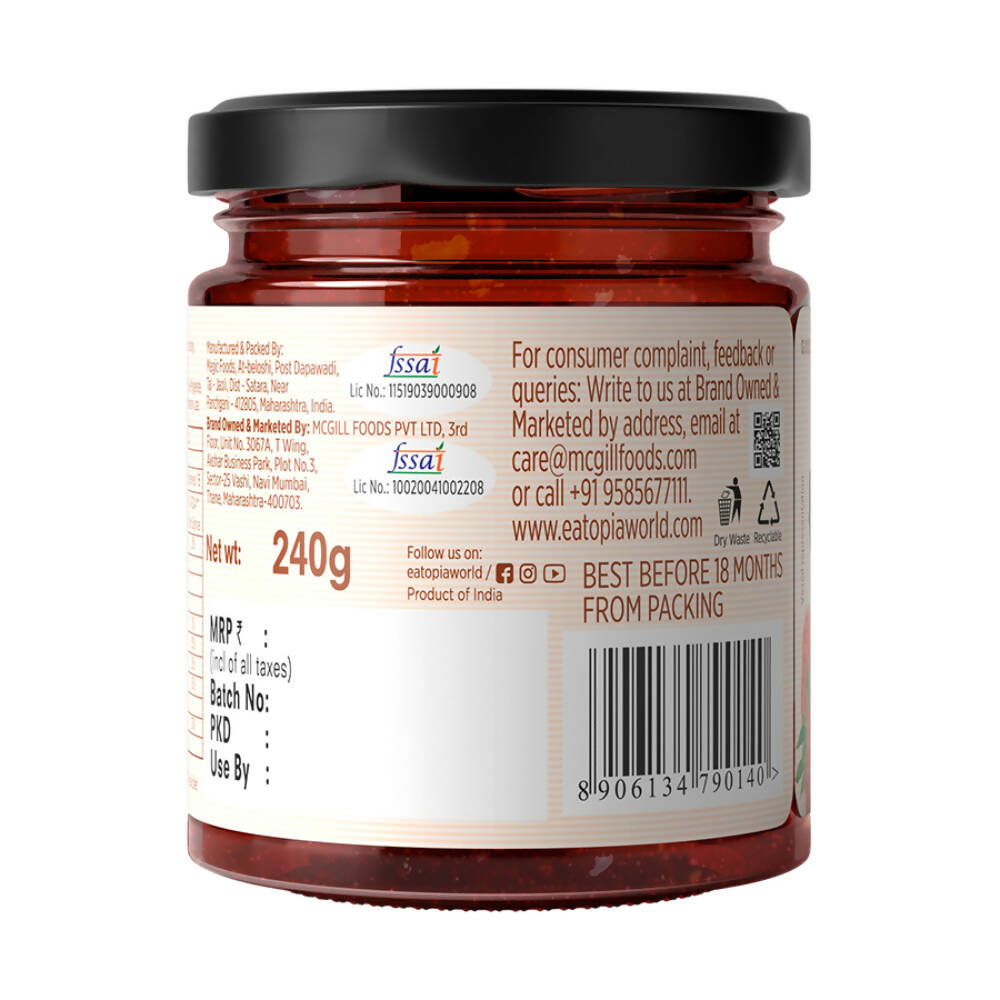 Eatopia Strawberry Honey Jam - Distacart