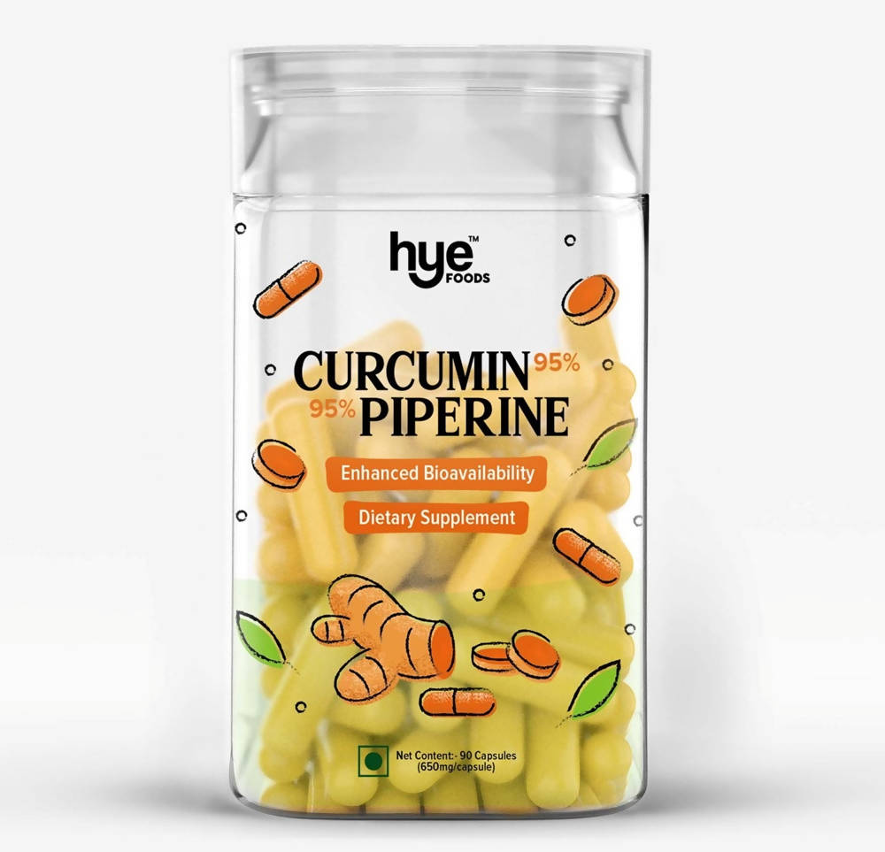 Aadvik Hye Foods Curcumin Piperine Capsules - Distacart