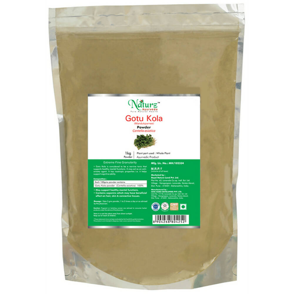 Naturz Ayurveda Gotu Kola Powder - Distacart