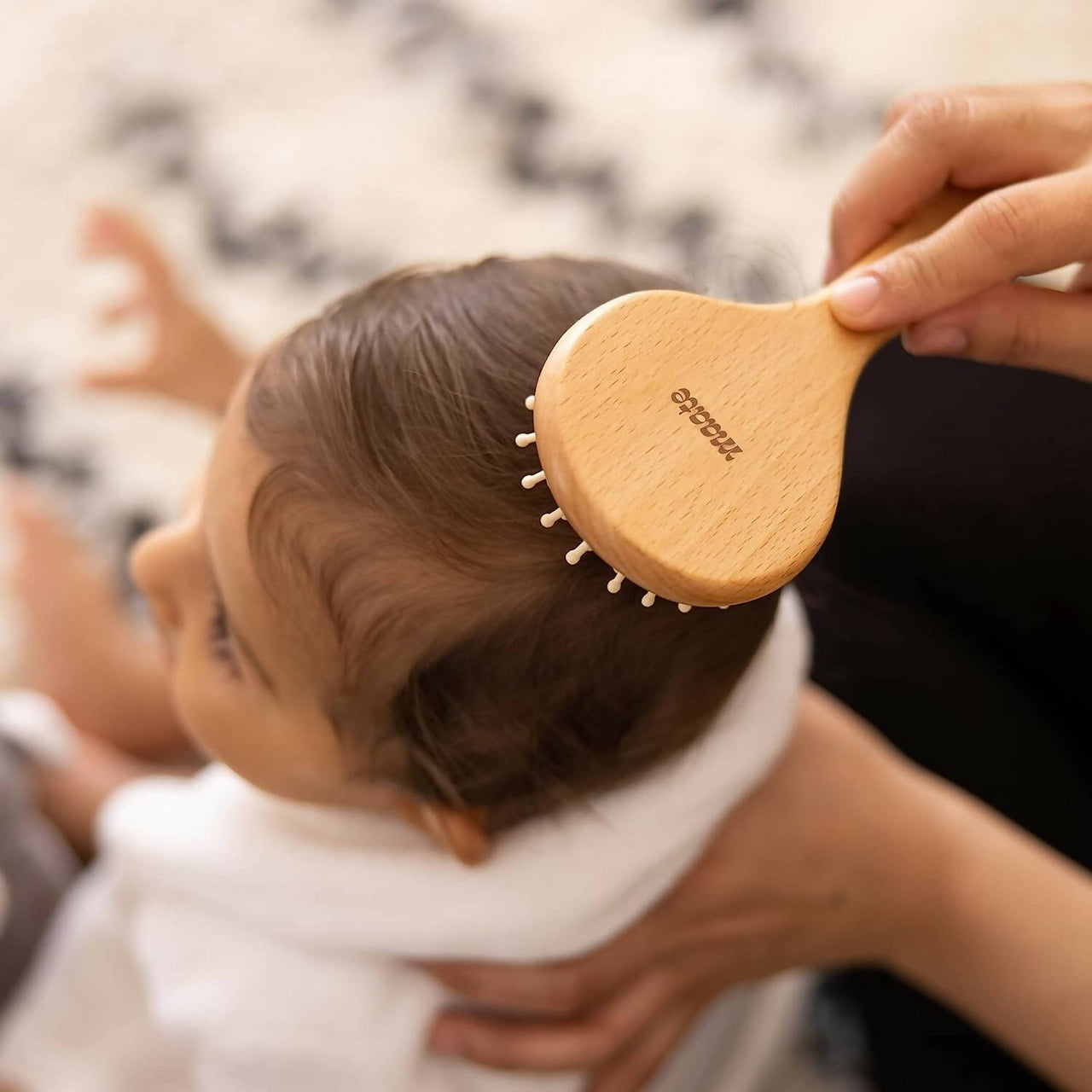 Maate Baby Wooden Comb Gift Box | Baby Wooden Hair Brush - Distacart
