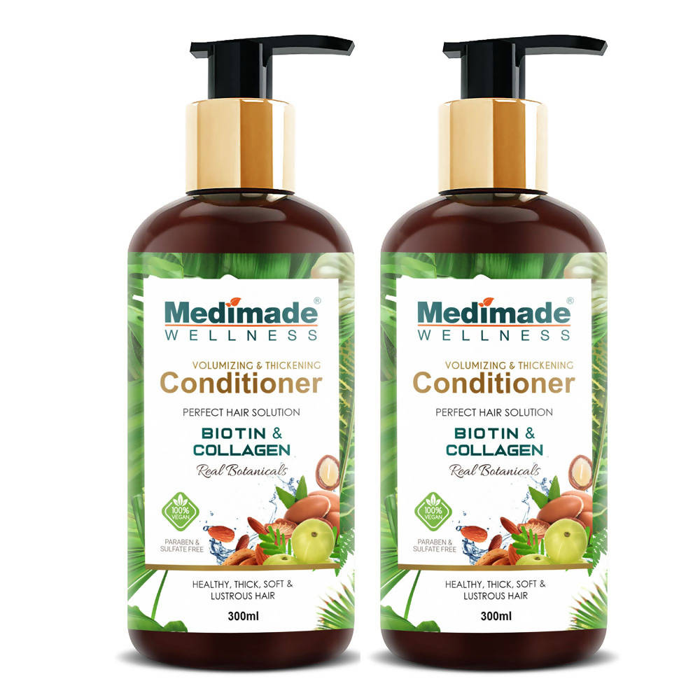 Medimade Wellness Volumizing and Thickening Hair Conditioner with Biotin & Collagen - Distacart