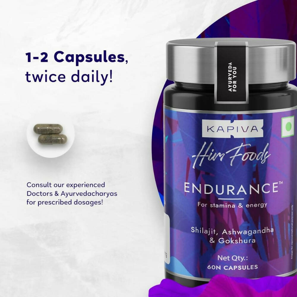 Kapiva Ayurveda Himfoods Endurance Capsules - Distacart