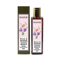 Thumbnail for Inatur Rose & Geranium Nourishing Massage Oil