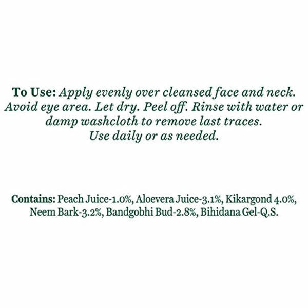 Biotique Advanced Ayurveda Bio Peach Clarifying & Refining Peel-Off Mask - Distacart