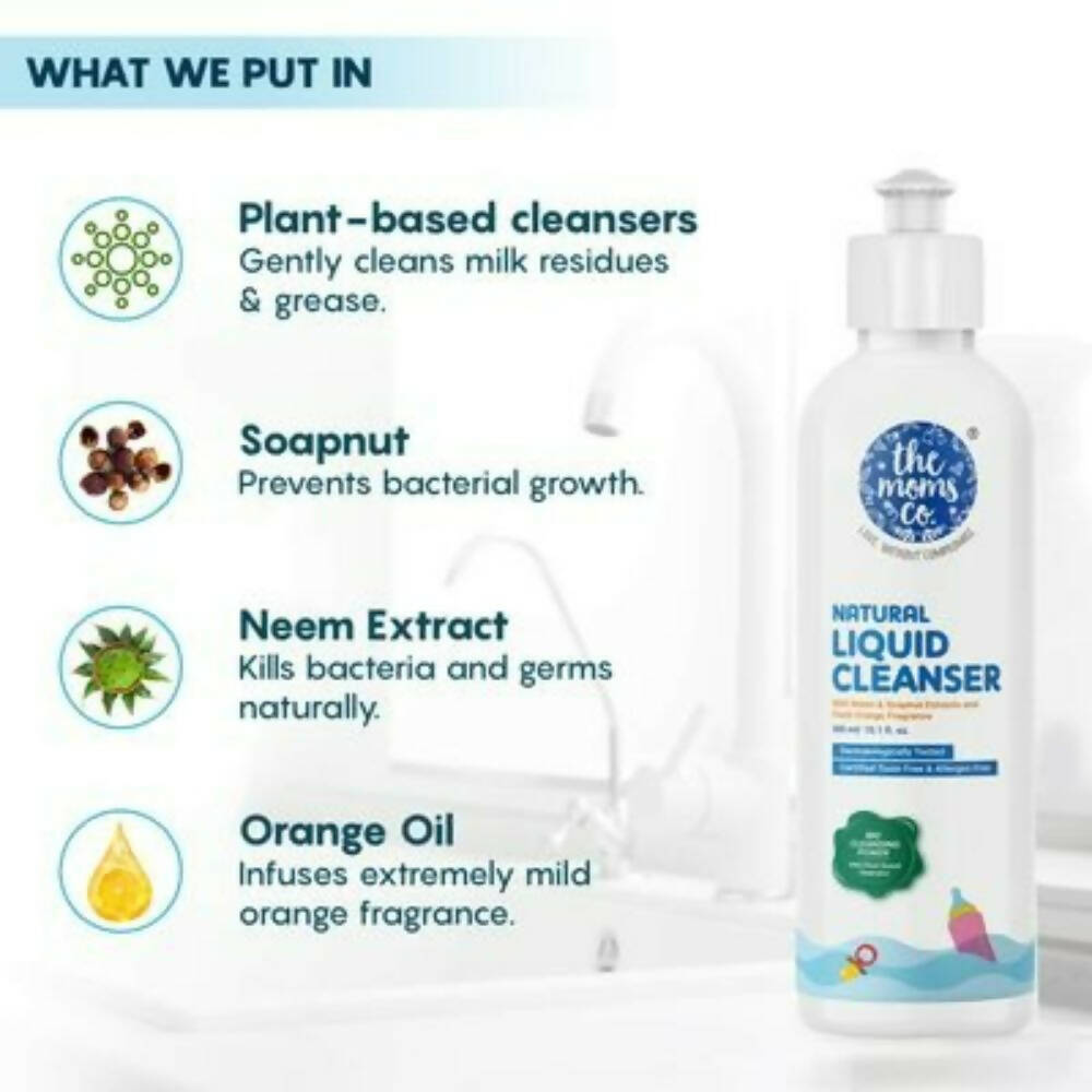 The Moms Co Natural Liquid Cleanser - Distacart