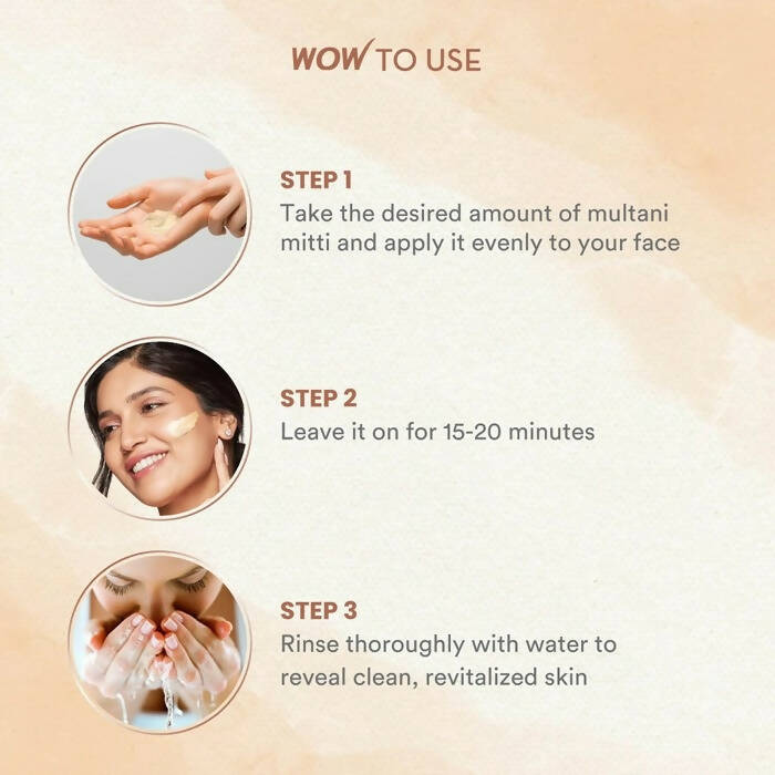 Wow Skin Science Multani Mitti Face Pack - Distacart