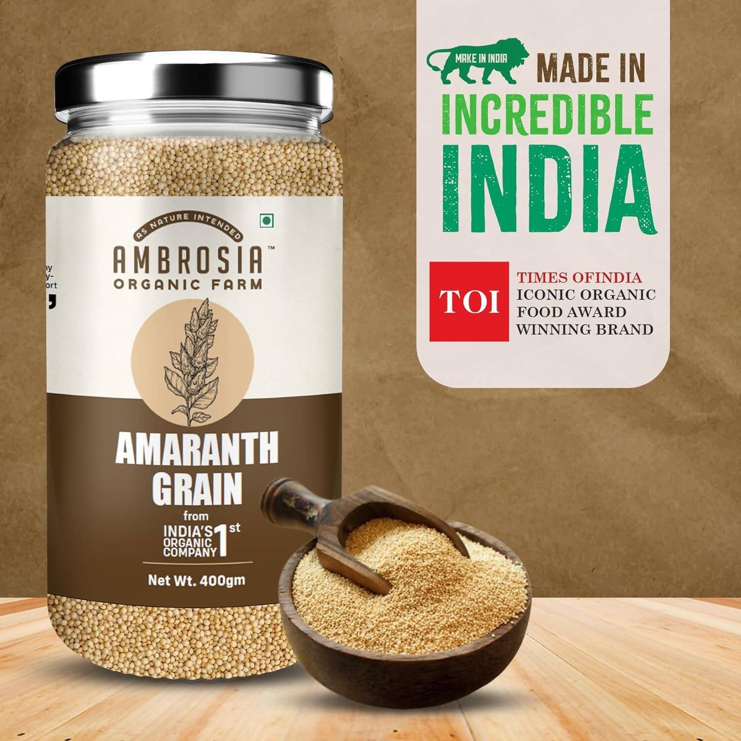 Ambrosia Organic Farm Amaranth Grains - Distacart