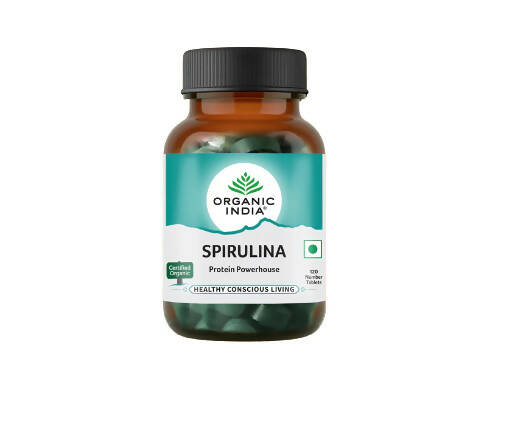 Organic India Spirulina Tablets - Distacart