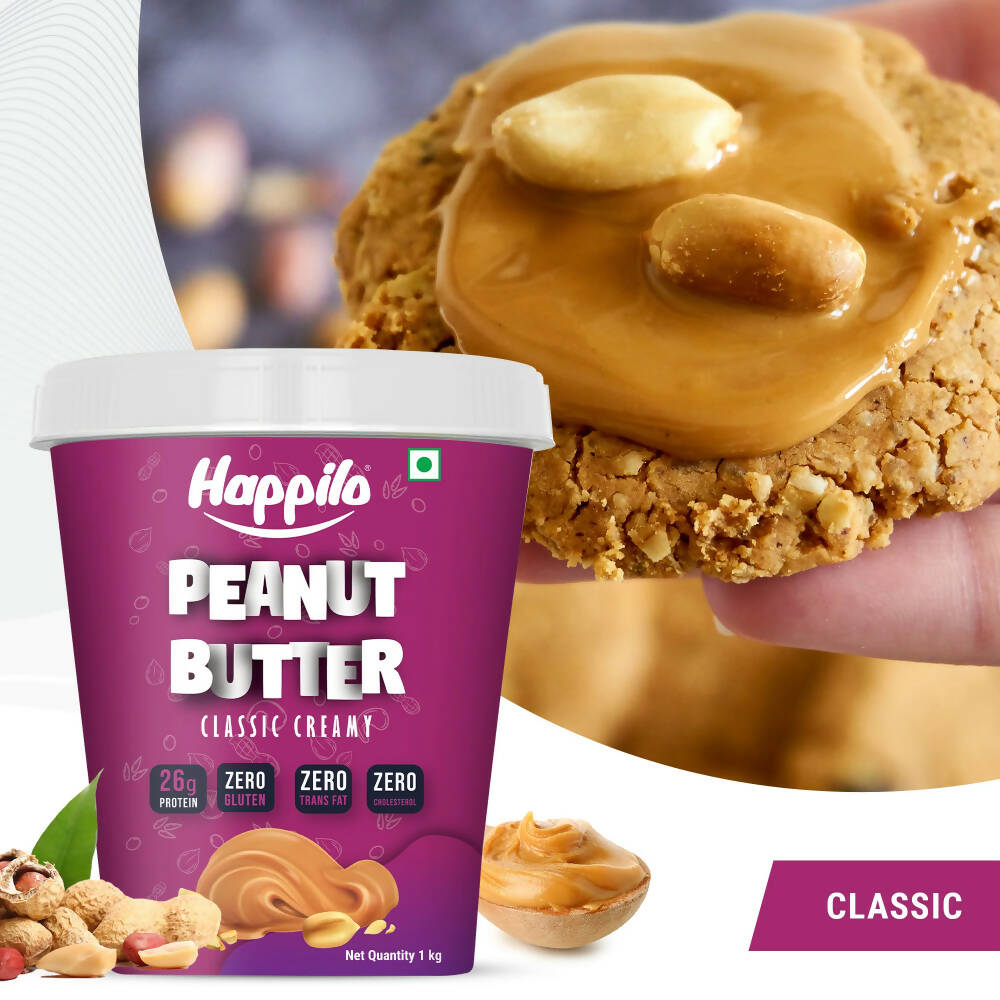 Happilo Classic Peanut Butter Creamy - Distacart