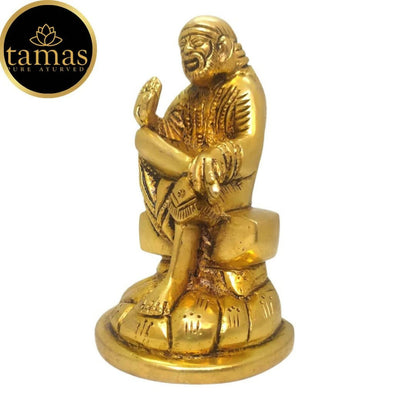 Tamas Brass Handmade Shirdi Sai Baba (Golden) - Distacart