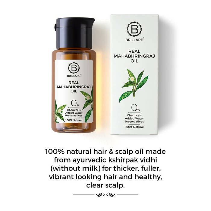 Brillare Real Mahabhringraj Hair Oil - Distacart
