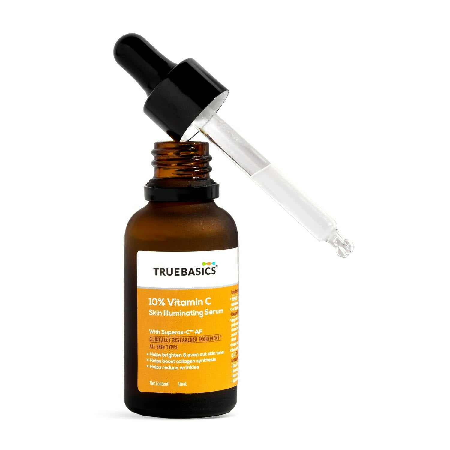 TrueBasics 10% Vitamin C Skin Illuminating Face Serum - Distacart