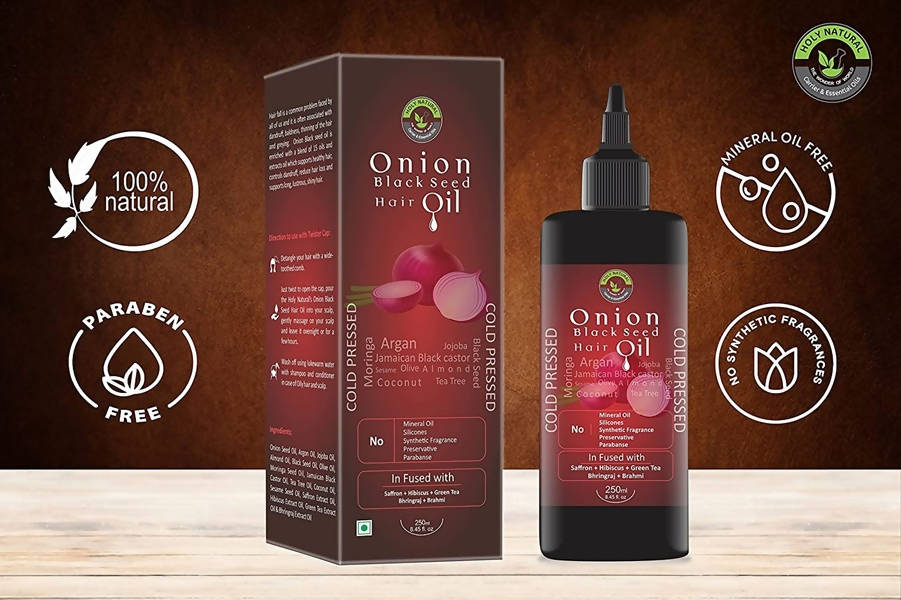 Holy Natural Onion Black Seed Hair Oil