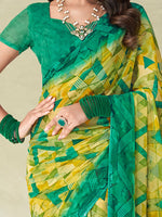 Thumbnail for Kalini Geometric Printed Saree - Distacart