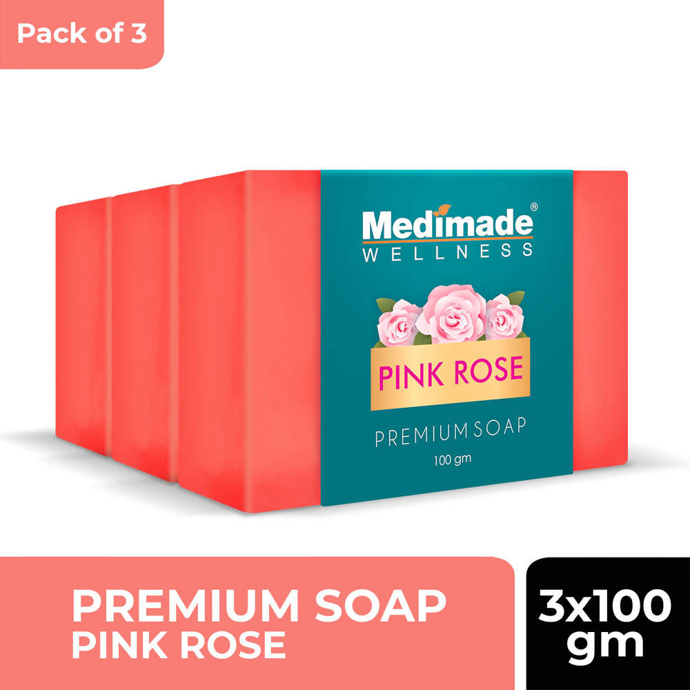 Medimade Wellness Pink Rose Premium Soap