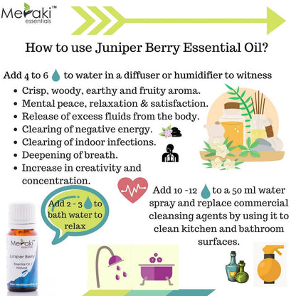 Meraki Essentials Juniper Berry Essential Oil - Distacart