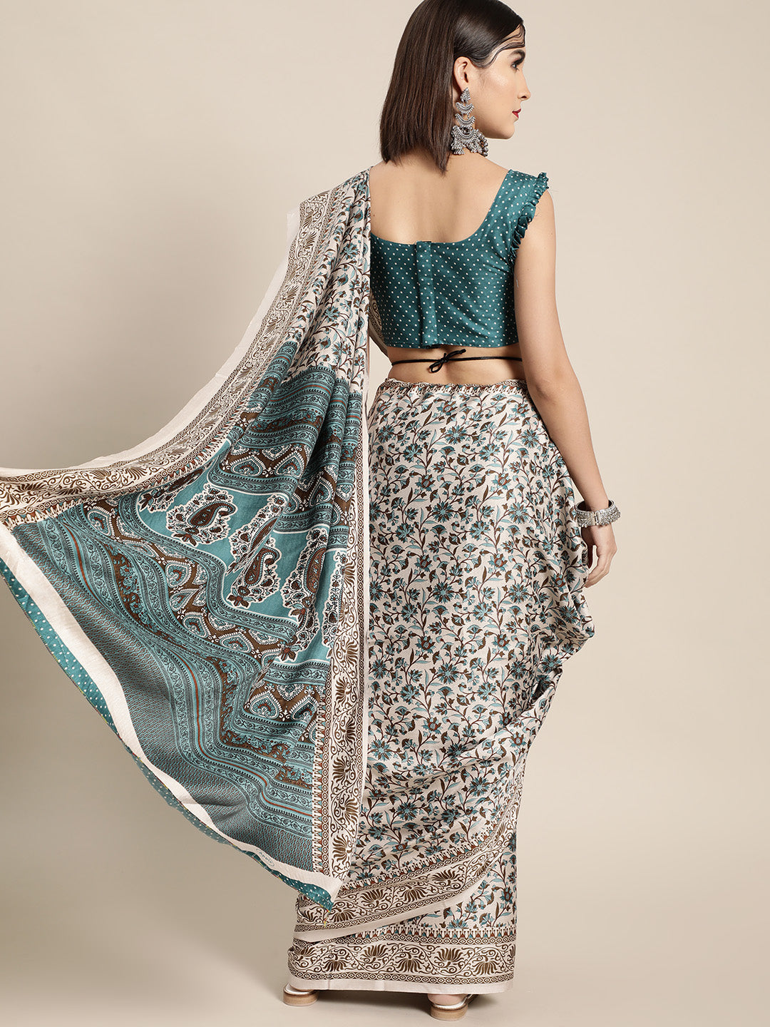 Saree Mall Ethnic Motifs Saree - Distacart