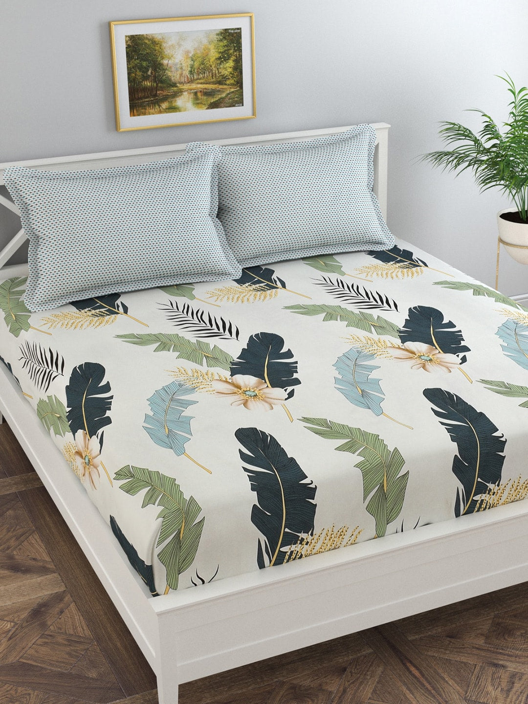 Florida Unisex Off White Bedsheets - Distacart