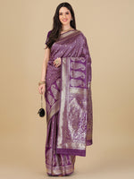 Thumbnail for Kalini Ethnic Motif Woven Design Zari Art Silk Banarasi Saree - Distacart