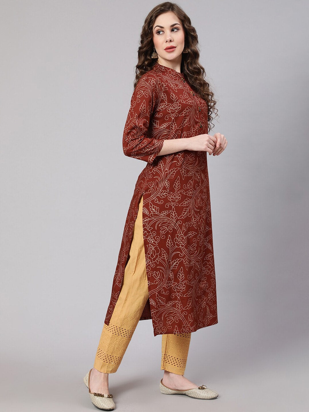 Kalini Women Ethnic Motifs Printed Indie Prints Kurta - Distacart