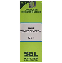 Thumbnail for SBL Homeopathy Rhus Toxicodendron Dilution - 30 CH - 30 ml