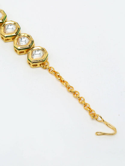 Kundan Maang Tikka - Ruby Raang - Distacart