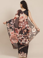Thumbnail for Sangria Floral Printed Saree - Distacart
