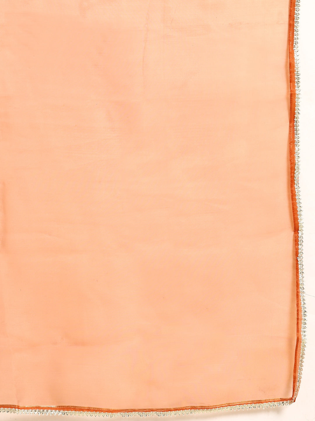 Sangria Ethnic Motifs Embroidered Mirror Work Silk Crepe Kurta with Trousers & Dupatta - Distacart