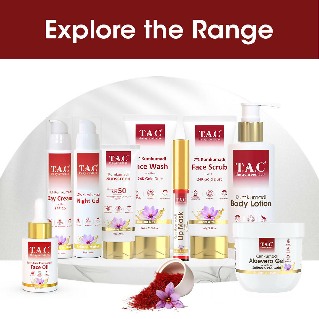 TAC - The Ayurveda Co. Kumkumadi Lip Mask with Saffron - Distacart