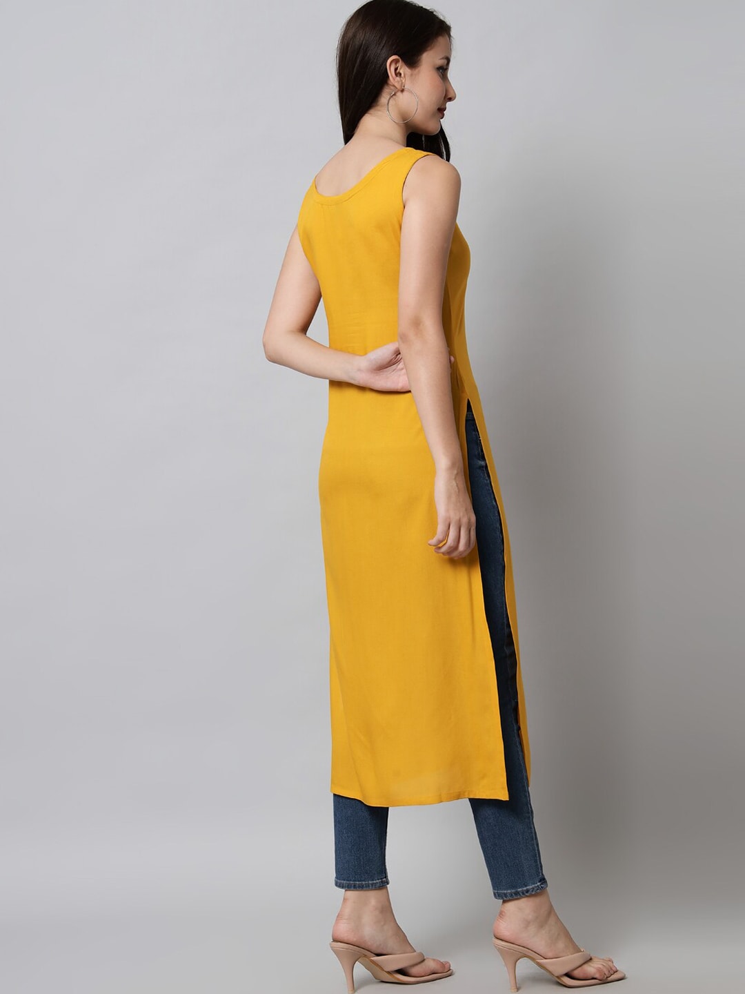Kalini Women Yellow Kurta - Distacart