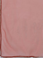 Thumbnail for Biba Women Orange Embroidered Kurta with Trousers & Dupatta - Distacart