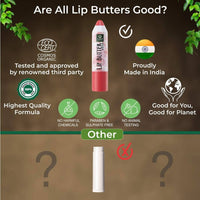Thumbnail for Organic Harvest Lip Butter (Rose)