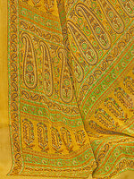 Thumbnail for Kalini Paisley Printed Pure Chiffon Dabu Saree - Distacart