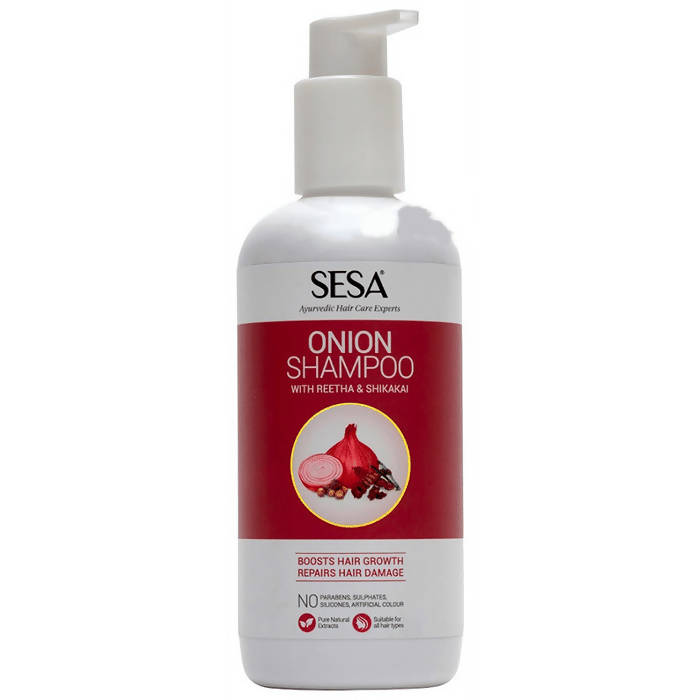 Sesa Ayurvedic Onion Shampoo with Reetha & Shikakai - Distacart