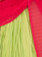 Thumbnail for Tikhi Imli Georgette Half and Half Saree - Distacart