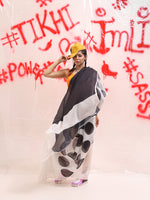 Thumbnail for Tikhi Imli Polka Dot Designer Saree - Distacart