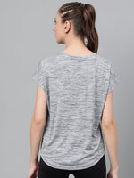 Thumbnail for MKH Typography Printed Extended Sleeves Dri-FIT Relaxed Fit Sports T-shirt - Distacart