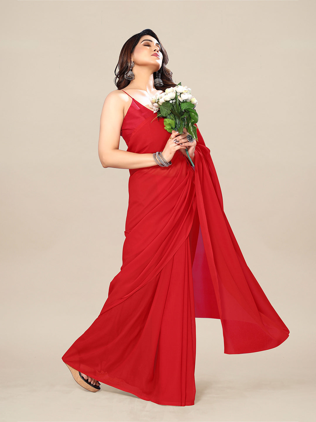 Kalini Pure Georgette Saree - Distacart