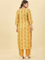 Thumbnail for Kalini Ethnic Motifs Printed Kurta With Trousers - Distacart
