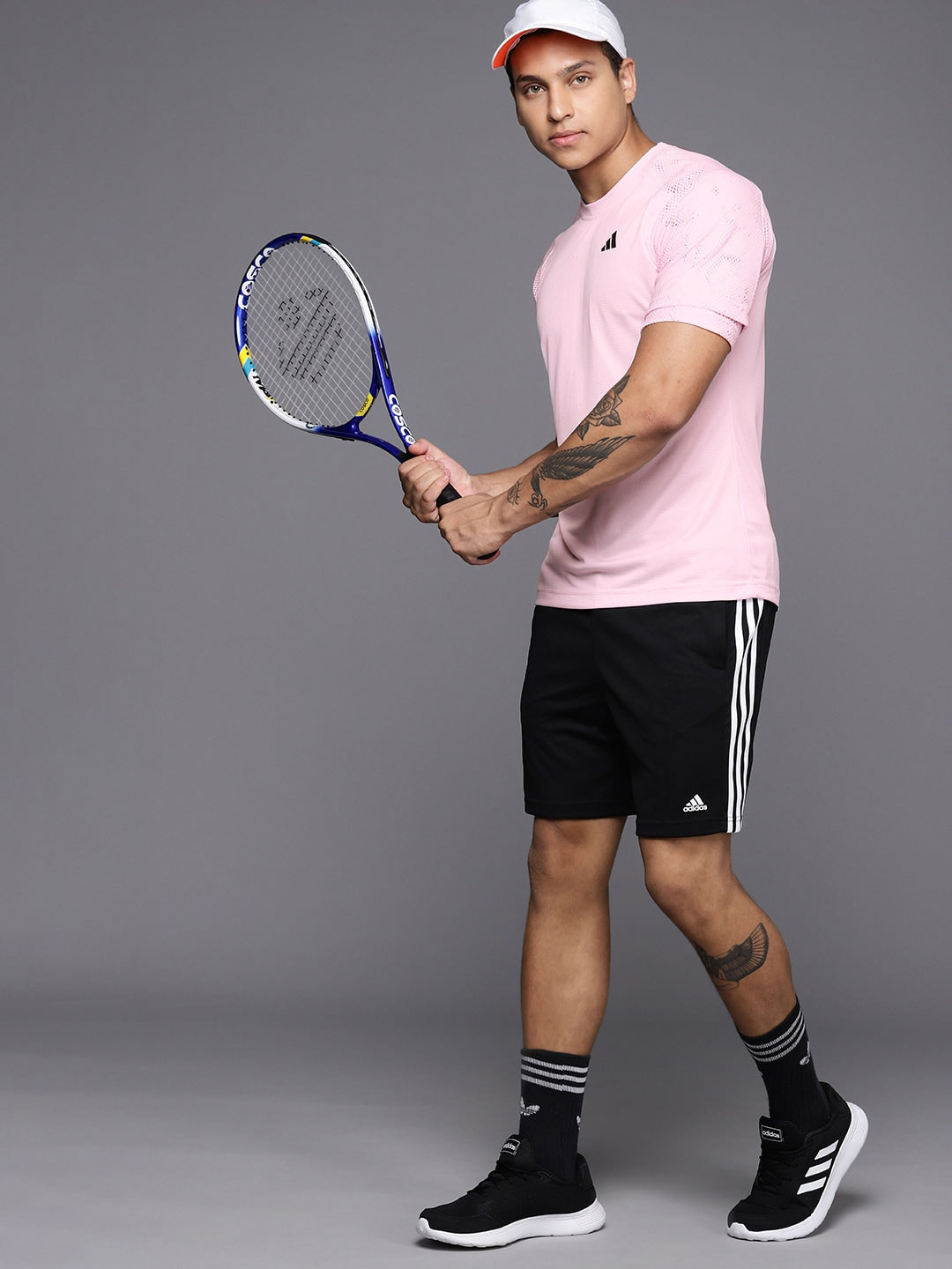 Adidas Men MEL Raglan Heat.RDY Tennis T-shirt - Distacart