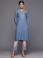 Thumbnail for Biba Women Yoke Design Kurta with Trousers - Distacart