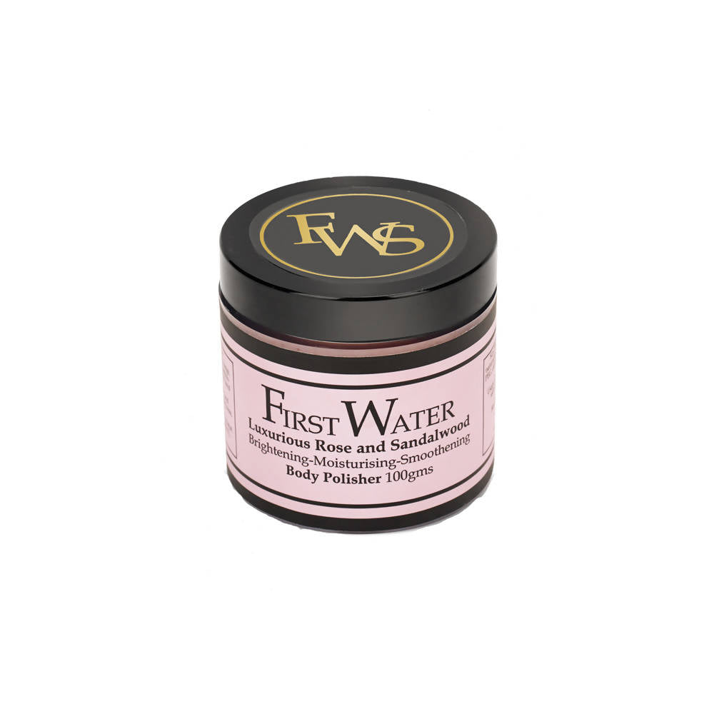 First Water Luxurious Rose and Sandalwood Body Polisher - Distacart