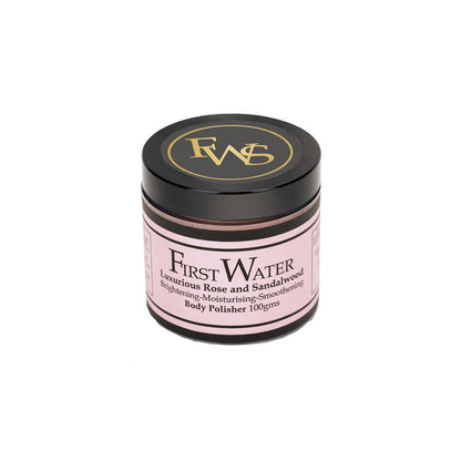 First Water Luxurious Rose and Sandalwood Body Polisher - Distacart