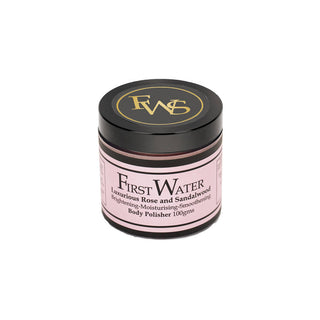 First Water Luxurious Rose and Sandalwood Body Polisher - Distacart