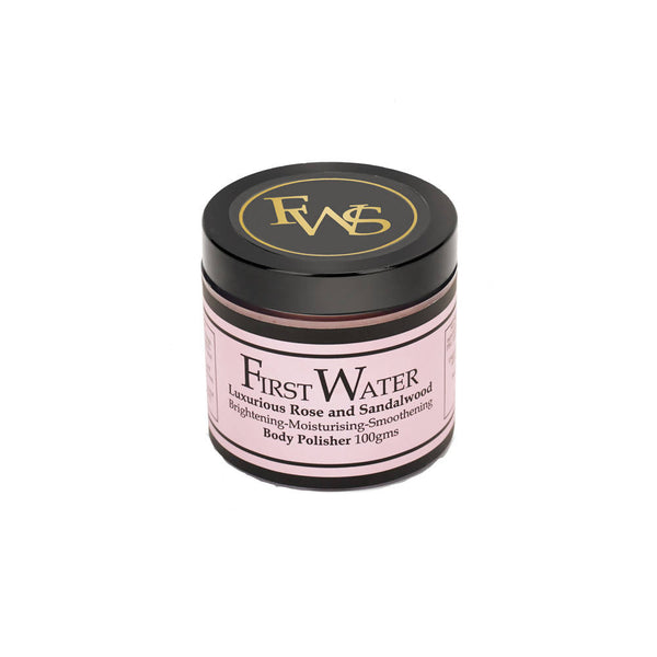 First Water Luxurious Rose and Sandalwood Body Polisher - Distacart