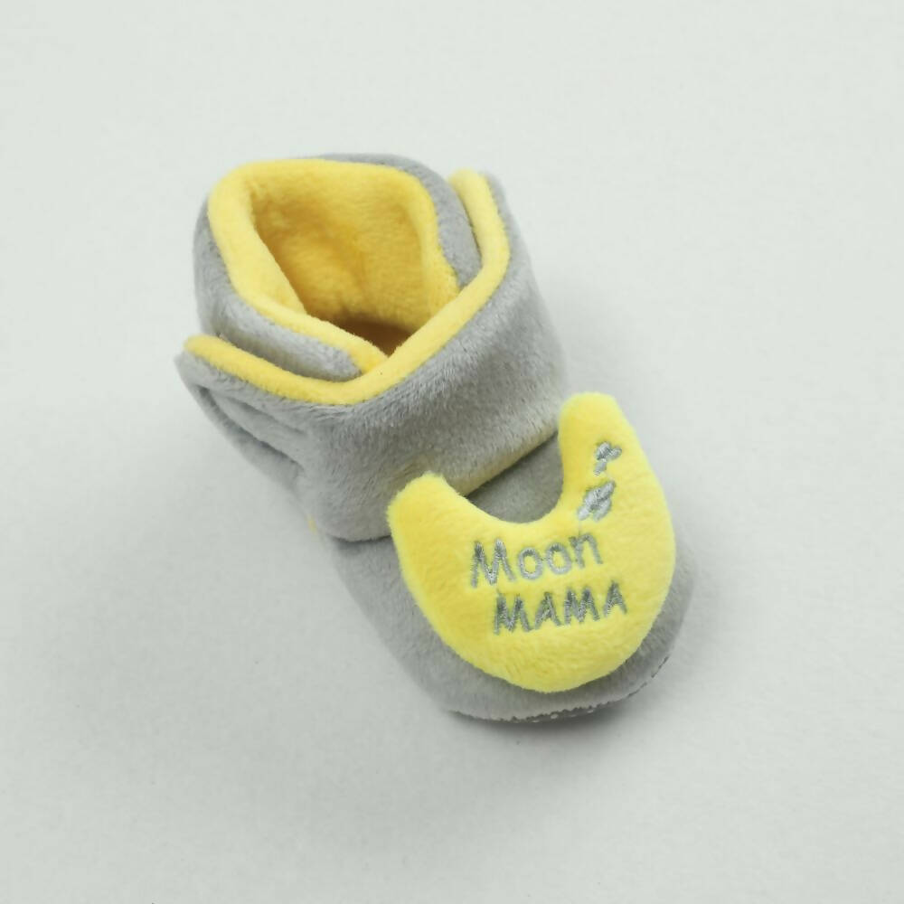 Tiny Bugs For Boys & Girls Baby Winter Booties - Grey - Distacart