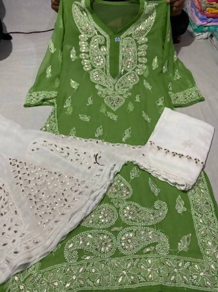 Arfa Fashion House New Collection Of Chikankari Gota Patti Lovers - Distacart