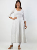 Thumbnail for Kalini Women Ethnic Motifs Thread Work Floral Anarkali Kurta - Distacart
