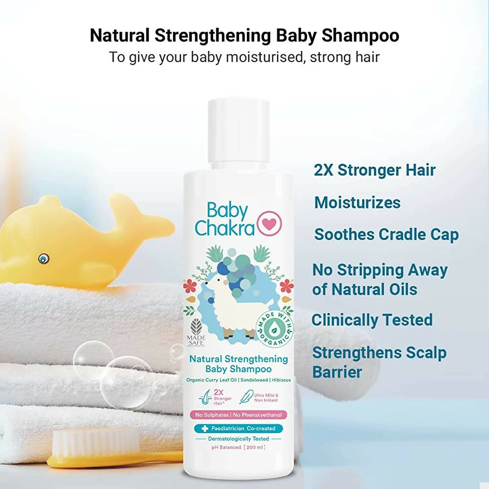 BabyChakra Natural Strengthening Baby Shampoo - Distacart