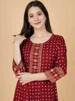 Thumbnail for Kalini Ethnic Motifs Printed Anarkali Kurta - Distacart